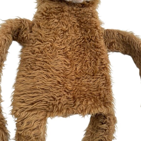 VTG 1980 FURRY HUGGEMS 38" Brown Tan Hanging Full Body Hand Monkey PUPPET Korea - Picture 9 of 16